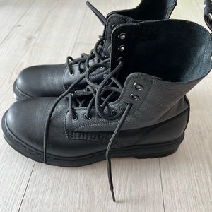 Black Doc Martens boots